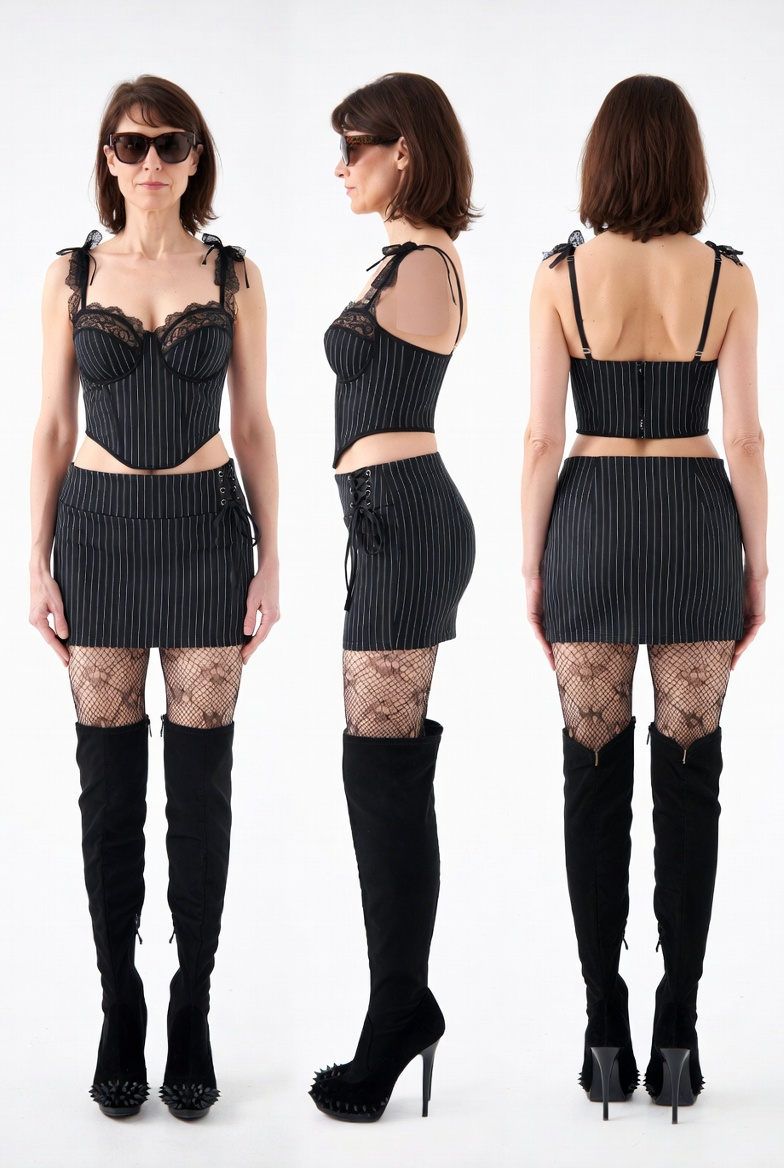 AI Generated Illustration Of Outfit Concept